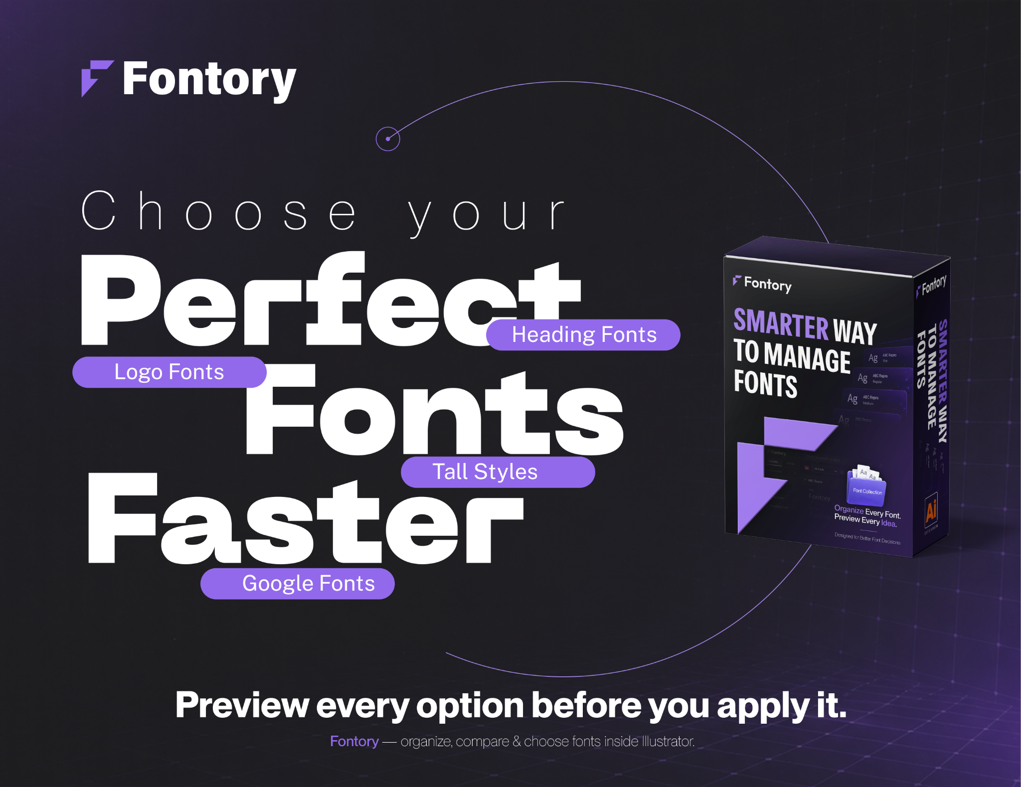 Fontory font management workflow